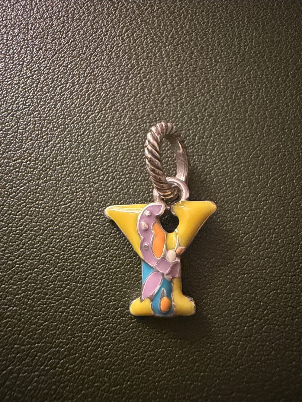 Brighton “Y” Charm J9028Y Silver / Enamel